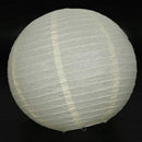 1x Round Paper Lanterns Lamp Shade Wedding Decoration 18inch/45cm, Creamy-w N1U2