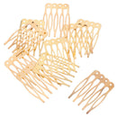 20pcs Alloy Blank Hair Comb Jewelry Findings Bridal Accessory DIY 5/10 Teeth