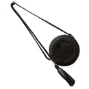 New Fashion women bag tassel Round weave Crossbody Bag Messenger Bag Ladies Y9R5