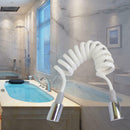 Household Replaced Hardware ABS Spring Flexible elastic Shower Hoses Wat OHZ