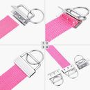 40 Piece Key Ring Hardware Keychain Bracelet Hardware with Lanyard Key Ring