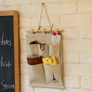 ConvenientÂ  5 Pockets Closet Door Wall Hanging Organizer Storage Bags Pouch liau