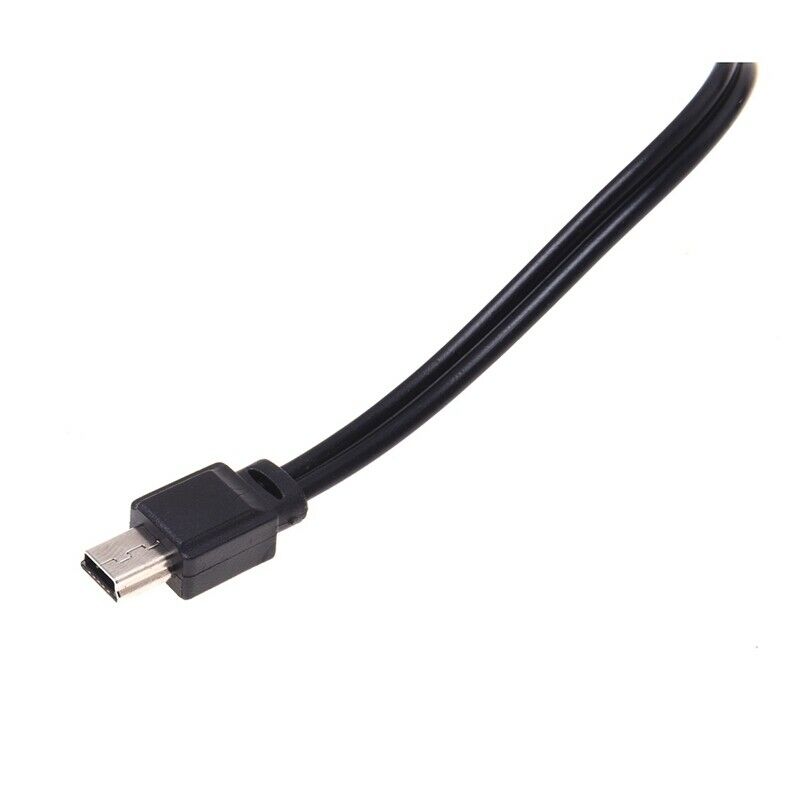 3.5mm Aux USB2.0 Male Mini 5 Pin USB Portable Speaker Audio Cable P3Y9