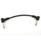 6 x Electric Guitar Cables 6 inch 1/4 Right Angle Effect Pedal Patch Cord B