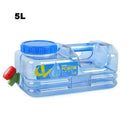 5L Portable Outdoor Travel Car Water Bucket Camping Container PC Water Storage