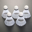 12Pcs White Goose Feather Badminton Sport Durable Training Ball NylonÃ‚Â Badminton