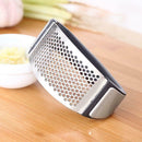 Stainless Steel Garlic Press Crusher Manual Tool Rocking Mincer Squeezer Kitchen