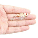4x Bass CrankBait Hook Minnow Spoon Crank Bait Tackle Metal Fishing Lures
