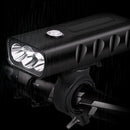 1000Lum Usb Rechargeable Built-In 2400Mah 3Modes Bicycle Light Waterproof H