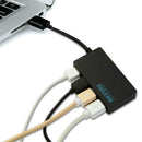 High Speed 4 Port USB Hub 3.0 Multi Splitter Expansion Desktop Black HUB