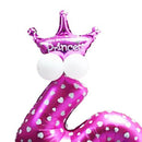 Number balloon 0 - 9 latex balloon giant number balloons foil balloon baby  M4H8