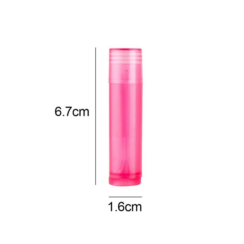 15pcs Rose red Lipstick Empty Tube Wax Tube Lipstick DIY Lipstick Tube Cosmet W3