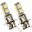2x H3 9SMD LED Xenon White Car Auto Fog Head Driving Light Lamp Bulb 12V US