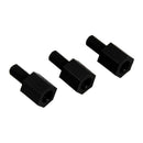 100x Motherboard Nylon Hex Standoff Threaded Spacer M3 Thread 6+6mm Black