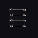 Cabin Hook Eye Latch For Doors,4 Pack Privacy Hook With Mounting Screws For R8X4