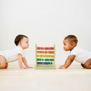 Small Wooden Abacus Colorful Beads Counting Kid Maths Learning Educational Toys