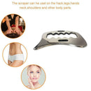 Stainless Steel Guasha Massager Tool Gua Sha Scraping Board Body Spa Mas L0Z2