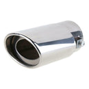 Stainless Steel Car Tail Rear Chrome Round Exhaust Pipe Tail Muffler Tip