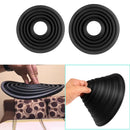 2pcs Silicone Anti-glass Collapsible Camera Len Hood Portable Reflective Hoods