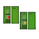 Golf Pen Set Mini Desktop Golf Game Putting Green Flag Ballpoint Pens Red