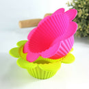6 x Silicone Cake Muffin Chocolate Cupcake Liner Baking Cup Cookie Mold