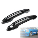 2Pcs Carbon Fiber Car Door Handle Cover Car Styling Exterior for BMW MINI C