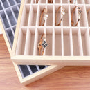 Fashion Solid Bamboo Wood Jewelry Display Tray Earrings, Pendant, Bangle, B