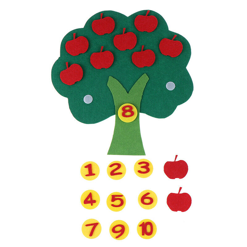 New Trees Math Toys Teaching Diy Weave Cloth Early Learning Education T ME