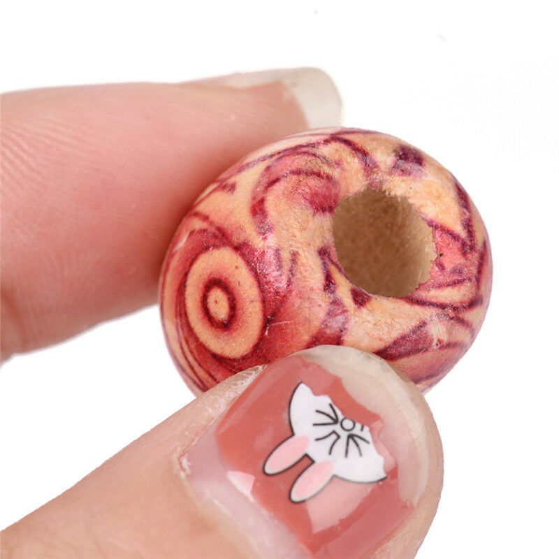 50PCS Dreadlock Hair Beads Dread Beads Hair Braid Pins Rings DIY Cuff Jewelry -Q
