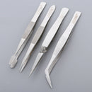 4 Pieces Tweezers Set - Craft Modle Building Jewelry Nail Art Hobby Picking Tool