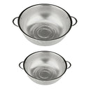 2PC Stainless Steel Colander Rice