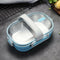 Japanese Portable Lunch Box For Kids School Stainless Steel Bento Box Kitch E3U9