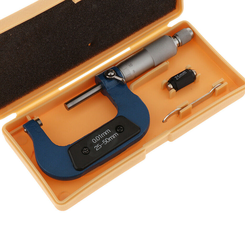 25-50mm Metal Outside Micrometer Machinist Vernier Scale Vernier Caliper