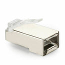Shielded RJ45 Connector CAT5E CAT6 Crimp Ethernet Connector STP 8P8C Modula