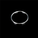 2Pcs Magic Ring and Chain Cool Magic Trick Props Metal Knot Ring On Chain HK