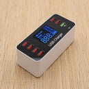 8 Port Multi Fast Usb Charger Quick Charge 3.0 Multiple Usb Phone Charging