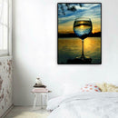 Sunset Wine Cup 5D Diamond Painting Embroidery DIY Cross Stitch Home Decor