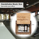 Handmade Wooden Carving Music Box Romantic Theme Birthday Gifts Decoration