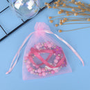 1 Set/3Pcs Cartoon sheep wood beads girls jewelry set kids children brace Gw