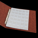 1 Page 30 Pockets Plastic Coin Holders Storage Collection Money Album Case Gw