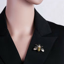 Cute Honeybee Animal Insect Brooches Pin Bee Shape Corsages Scarf Clips JeweX5A4