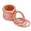 15Pcs M10 Motorcycle Bike Car Brake Line Banjo Bolt Copper Crush Washers Set