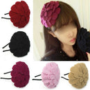 Stylish Elegant Lady Girl Women Cute Big Flower Hair Hoop Headband Bla GAI