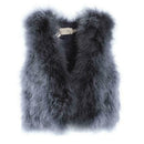1M Fluffy Natural Ostrich Feather Tassel Fringe Lace Trim Black DIY Crafts Hat