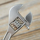 Mini Adjustable Tool Wrench Spanner Key Chain Ring Keyring Metal Keychain 1pcs