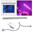 Grow Light Plant Growing Lamp with USB Metal Hose USB Power Socket DC5V 3W