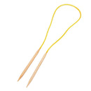 18 Set 80CM Smooth Bamboo Circular Knitting Needles Pins Size 2.0mm-10mm JR