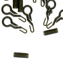 20 Pieces Fishing Back Lead Clips Carp Fishing Clips Fishing Tackle Rigs