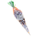 20pcs Easter Carrot Candy Bags Easter Gift Bags Plastic Candy Cones Bags M&E