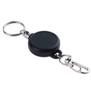 Outdoor Survival EDC Steel Wire Rope Recoil Ring Retractable Pull Key Chain